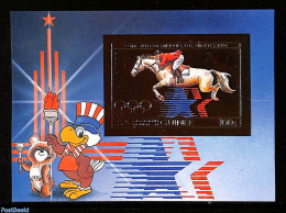 Guinea, Republic 1983 Olympic Games S/s Imperforated, Gold, Mint NH, Nature - Sport - Transport - Horses - Olympic Gam.. - Sonstige & Ohne Zuordnung