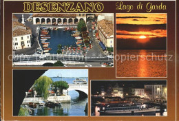 72339643 Desenzano Lago Di Garda Hafen Ausflugsdampfer Sonnenuntergang Desenzano - Altri & Non Classificati