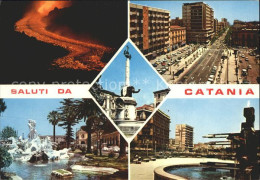 72339636 Catania Vulkan Aetna Lavastrom Teilansichten Brunnen Catania - Altri & Non Classificati