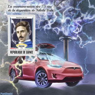 Guinea, Republic 2018 Nikola Tesla, Mint NH, Science - Transport - Inventors - Automobiles - Voitures