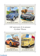 Guinea, Republic 2018 André Citroën, Mint NH, Nature - Transport - Animals (others & Mixed) - Camels - Automobiles -.. - Voitures