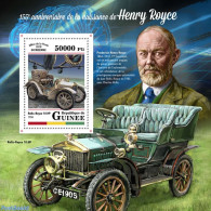 Guinea, Republic 2018 Henry Royce, Mint NH, Transport - Automobiles - Aircraft & Aviation - Voitures