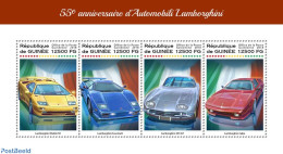 Guinea, Republic 2018 Lamborghini, Mint NH, Transport - Automobiles - Voitures