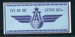 Yugoslavia, Fly By JAT, Plane, Cinderella, MNH - Servizio