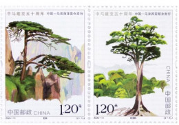 2024 CHINA 2024-11 JOINT ISSUES WITH MALAYSIA  2v STAMP - Emissioni Congiunte