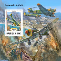 Guinea, Republic 2018 Battle Of Crete, Mint NH, History - Transport - Militarism - Aircraft & Aviation - Militaria