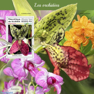 Guinea, Republic 2018 Orchids, Mint NH, Nature - Flowers & Plants - Orchids - Autres & Non Classés