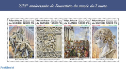 Guinea, Republic 2018 225th Anniversary Of The Opening Of Louvre Museum, Mint NH, Art - Architecture - Museums - Museen