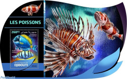 Djibouti 2016 Fishes, Mint NH, Nature - Fish - Pesci