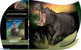 Djibouti 2016 Hippos, Mint NH, Nature - Hippopotamus - Gibuti (1977-...)