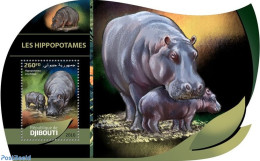 Djibouti 2016 Hippos, Mint NH, Nature - Hippopotamus - Gibuti (1977-...)