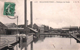 59 Nord - CPA - ESCAUDOEUVRES - Fabrique De Sucre - 1909 - Autres & Non Classés