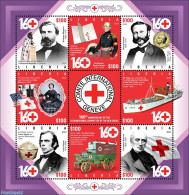 Liberia 2023 Red Cross, Mint NH, Health - Transport - Red Cross - Automobiles - Ships And Boats - Croix-Rouge