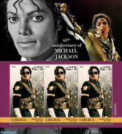 Liberia 2023 Michael Jackson, Mint NH, Performance Art - Michael Jackson - Music - Musik