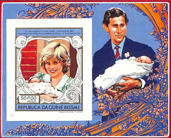 Guinea Bissau 1982 Diana Birthday S/s, Imperforated, Mint NH, History - Charles & Diana - Kings & Queens (Royalty) - Royalties, Royals