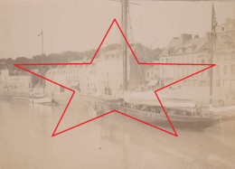 Photo 1900 SAINT VALERY EN CAUX - Quai Du Havre, Un Voilier, Yacht (A256) - Saint Valery En Caux