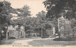 78 AUBERGENVILLE ENTREE DU CHÂTEAU ENV DE MEULAN - Aubergenville