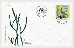 ALAND 2024 Europa CEPT. Underwater Fauna & Flora - Fine Stamp FDC - Aland
