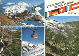 72338872 Stilfserjoch Passo Dello Stelvio Alpenpass Berghotel Skigebiet Kabinenb - Autres & Non Classés