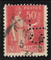 1 04	26	05	N°	283	Perforé	-	CL 205	-	CREDIT LYONNAIS - Used Stamps