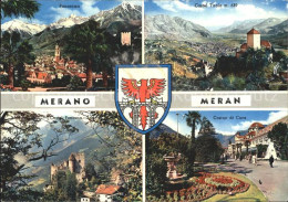 72338863 Merano Suedtirol Panorama Schloss Tirol Brunnenburg Kurhaus Meran - Autres & Non Classés