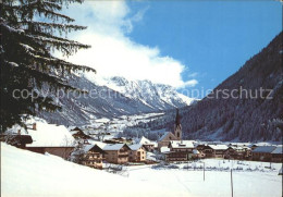 72338856 Antholz Mitterthal Gesamtansicht Mit Alpenpanorama Pustertal Im Winter  - Other & Unclassified
