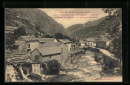 CPA Mérens, Intérieur Du Village  - Other & Unclassified