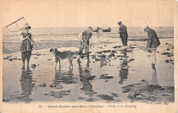 14 SAINT AUBIN SUR MER PECHE A LA CREVETTE - Saint Aubin