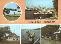 72338701 Neuendorf Hiddensee Windfluechter Hafen Strand Restaurant Hotel Am Meer - Sonstige & Ohne Zuordnung