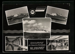 AK MS Sassnitz, Eisenbahnfährschiff Der Deutschen Reichsbahn  - Andere & Zonder Classificatie