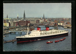 AK Hamburg, Passagierschiff Hanseatic Der Hamburg-Atlantik Linie Im Hafen  - Piroscafi