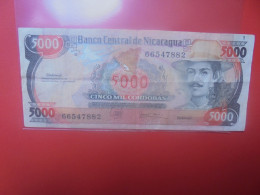 NICARAGUA 5000 CORDOBAS 1988 Circuler (B.33) - Nicaragua