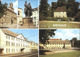 72337145 Weimar Thueringen Rathaus Goethe Schiller Denkmal Goethes Gartenhaus Pa - Weimar