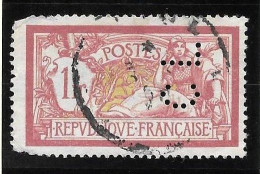 1 04	26	11	N°	121	Perforé	-	CL 205	-	CREDIT LYONNAIS - Used Stamps