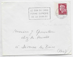 CHEFFER 40C BDF TIMBRE DE CARNET SEUL LETTRE MEC PARIS 8.7.1969 - 1967-1970 Marianna Di Cheffer