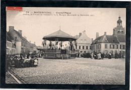 59 NORD - BOURBOURG Grand'Place, Concert Du Centenaire De La Musique Municipale (voir Description) - Autres & Non Classés