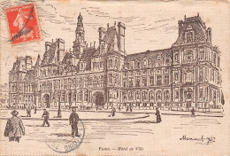 75 PARIS HOTEL DE VILLE - Mehransichten, Panoramakarten