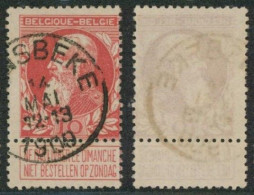 Grosse Barbe - N°74 Obl Simple Cercle "Hansbeke" - 1905 Breiter Bart