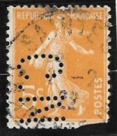 1 04	34	02	N°	158	Perforé	-	CN 304	-	COMPTOIR NATIONAL D’ESCOMPTE - Used Stamps