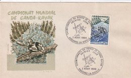 FDC 1969 ANDORRA FR. - Canoa