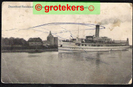 ENKHUIZEN De Veerboot S.s. R. Van Hasselt Loopt De Haven Binnen Ca 1928 - Enkhuizen