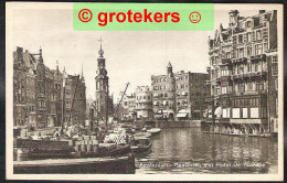 AMSTERDAM Munttoren Met Hotel De L’Europe Ca 1935 ? - Amsterdam