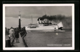 AK Warnemünde, Fährschiff Schwerin  - Andere & Zonder Classificatie