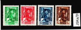 JSKa/31 JUGOSLAWIEN 1946  MICHL  497/98 ** Postfrisch ZÄHNUNG Siehe ABBILDUNG - Unused Stamps
