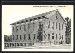 AK Downingtown, PA, Municipal Building And Post Office  - Autres & Non Classés