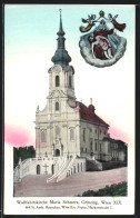 AK Wien-Grinzing, Wallfahrtskirche Maria Schmerz  - Autres & Non Classés