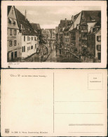 Ansichtskarte Ulm A. D. Donau Klein Venedig An Der Blau - Geschäfte 1922 - Ulm