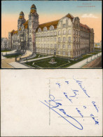 Ansichtskarte Bochum Knappschaftsgebäude Strassen Ansicht 1910 - Bochum