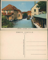 CPA Mutzig Le Canal - Wehr Häuser 1928 - Sonstige & Ohne Zuordnung