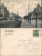 Ansichtskarte Düsseldorf Grafenberger Allee 1906 - Düsseldorf